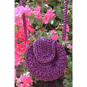 Crochet Round Sling Purse - Image 3