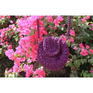 Crochet Round Sling Purse - Image 5