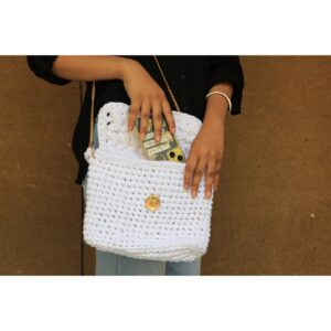 Crochet Puff Bag - Image 3