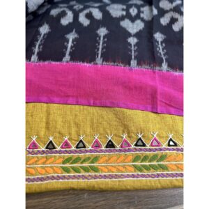 handloom cotton kurta & double Ikkat cotton duppata - Image 3